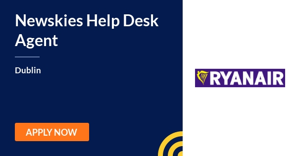 Newskies Help Desk Agent Ryanair Dublin Jobalert